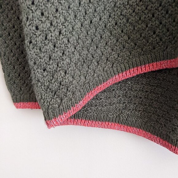 EDC floral embroidered open knit sweater - Picture 4 of 5